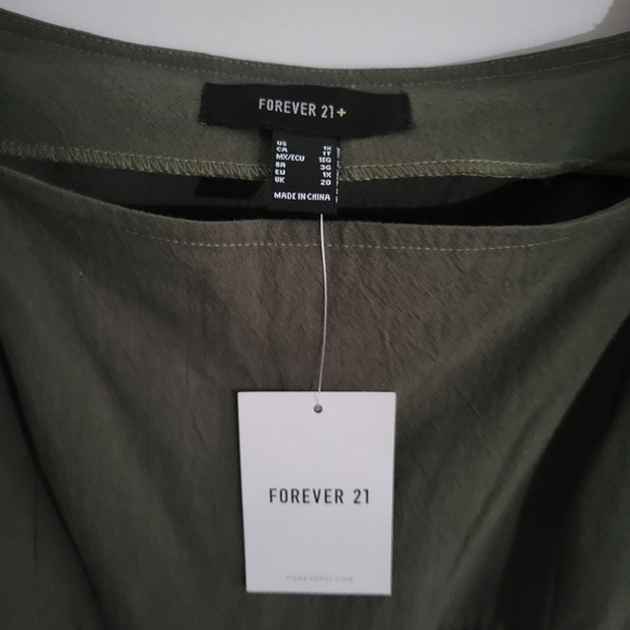 Olive Forever 21+ Dress - Picture 4 of 5